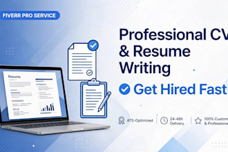 professional CV resume and article