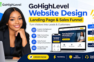 gohighlevel website design gohighlevel sales funnel gohighlevel landing page