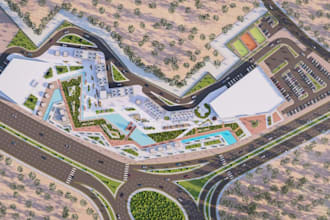 design 3d luxury residential masterplan site plan layout real estate development