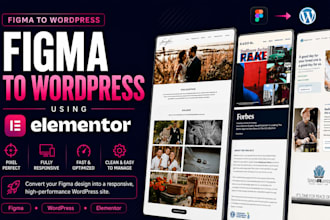 convert figma to wordpress using elementor