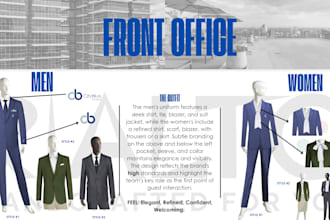 design a professional fashion presentation or lookbook