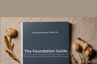 give you a 61 page korean foundation guide for beginners