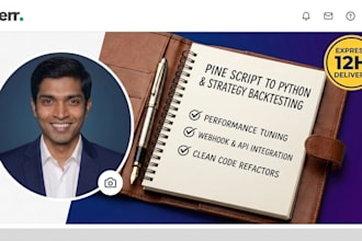 convert pine script to python or backtest trading strategy