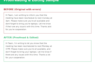proofread and edit your document with accuracy and quick turnaround