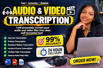 do flawless audio and video transcription
