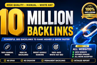 do high quality backlink for your web pages and landing page