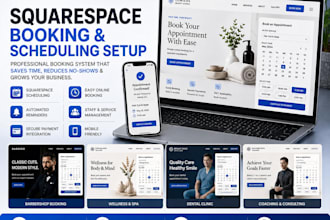setup square appointments, square booking and acuity scheduling