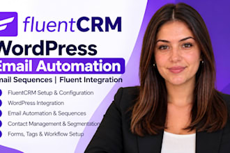 setup fluentcrm wordpress email automation email sequences fluent integration