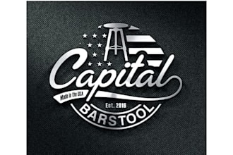 design monogram bars tools theme logo