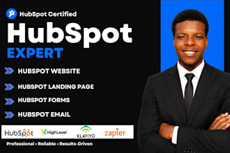 design hubspot cms website, landing pages, forms, and email campaigns