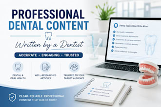 write evidence based dental and oral heath articles