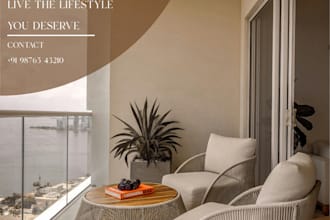 design a luxury real estate  poster