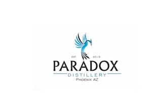 design magnificent classic paradox distillery logo