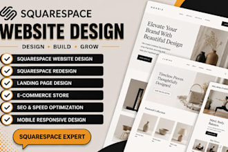 design or redesign squarespace website, squarespace store design, squares expert