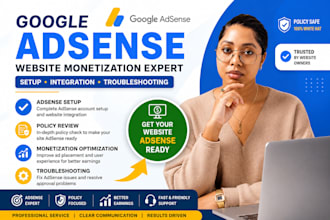 setup google adsense monetize website fix adsense issues policy review