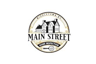 design modern deconstructed home logo