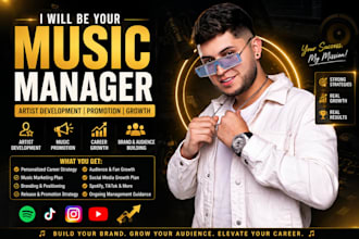 artist development music career music promotion music manager growth marketing