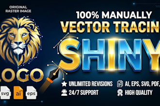 convert raster images to vector manually