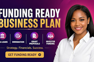 write sba loan, immigration, grant and investor ready business plans