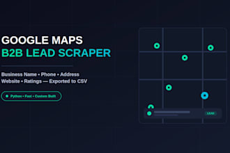scrape google maps for targeted b2b lead generation