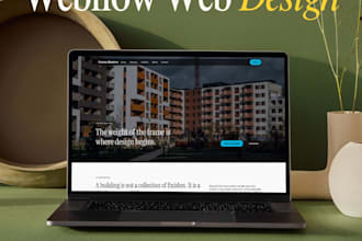 build a professional responsive webflow website for your business