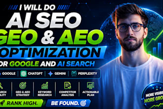 do ai SEO GEO and aeo optimization for google and ai search