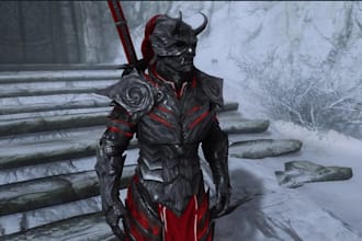 create weapons, armor for skyrim se ae mods or fallout 4, ffxiv mod