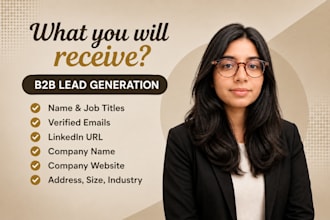 build a targeted b2b email list and generate quality leads