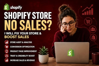 optimize your shopify store with low sales to increase conversions and revenue
