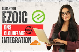 fix ezoic cloudflare dns and integration without site downtime