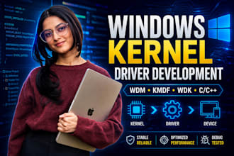 develop windows kernel drivers using wdm and kmdf