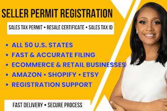 get seller permit, sales tax permit, resale certificate and sales tax id in US