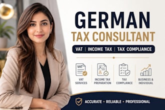 be your german tax consultant for vat and income tax