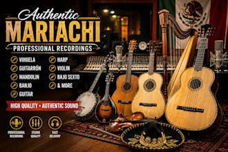 recordvihuela, guitarron, mandolin,banjo,guitar,harp,bajo sexto,mariachi,violin