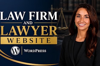 design wordpress lawyer website, law firm, nortary website, legal website blog