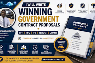 government contract proposal writing rfp, rfq, ifb and grant expert