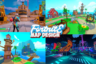 build fortnite uefn map, tycoon map template ready to publish, map thumbnails