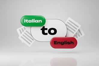 translate italian to english and english to italian