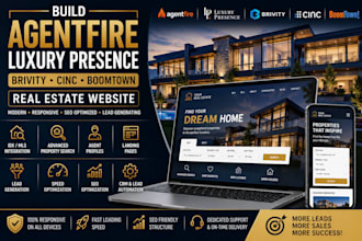 build agentfire luxury presence brivity cinc boomtown real estate website