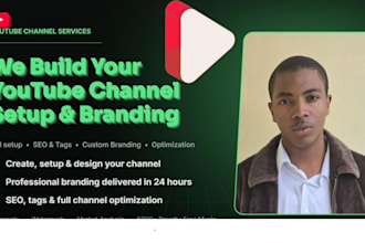 create, design and grow youtube channels professionally