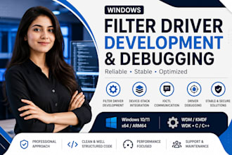 develop and debug windows filter drivers and kernel modules