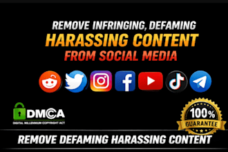 takedown instagram dmca notice,discard harassing copyright,snapchat,tg x banning