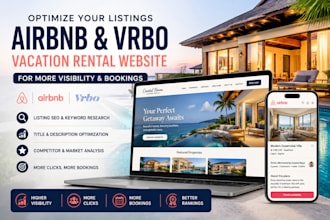 optimize airbnb listings vrbo vacation rental website for airbnb bookings