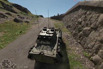 design a complete arma reforger server with custom mods