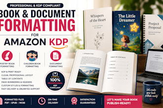 poetry book formatting document formatting children book formatting amazon kdp