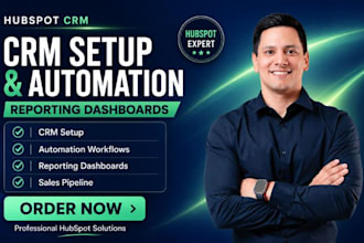 setup hubspot crm hubspot reporting dashboard hubspot automation workflow