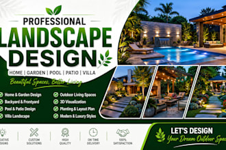 do landscape design home garden pool patio  villa backyard frontyard  guest post