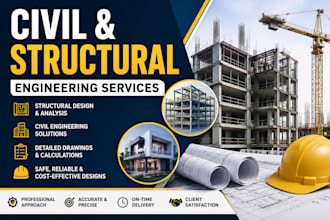 do 2d drawings for civil and structural engineering projects