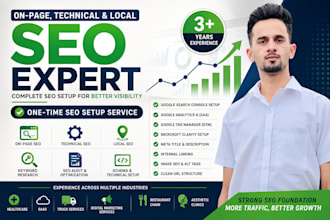 do complete SEO setup for new website