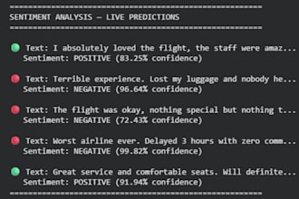 build a custom sentiment analysis model for your customer reviews and feedback
